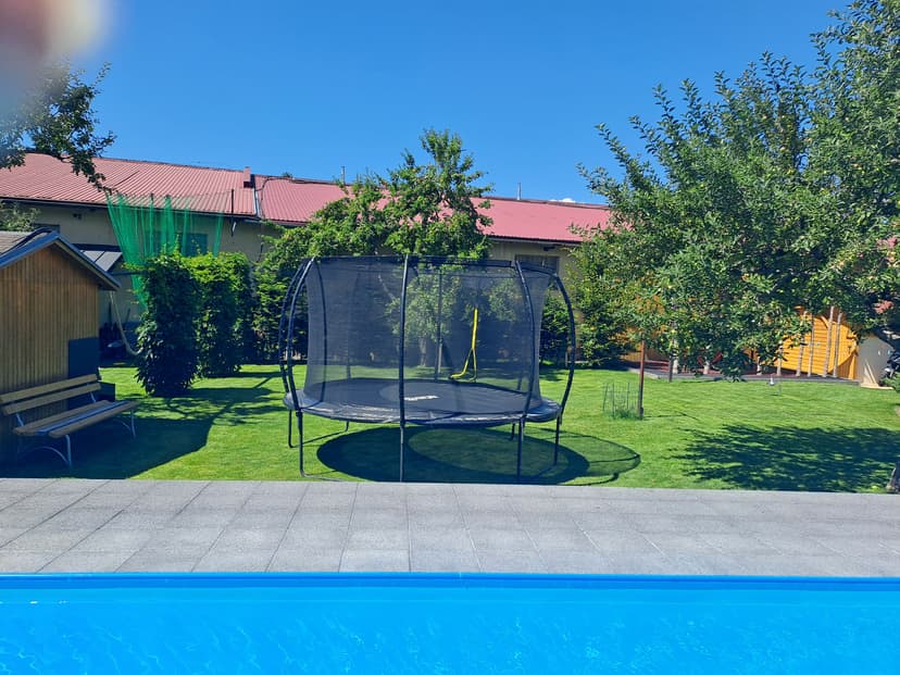 Trampolína a cvičisko